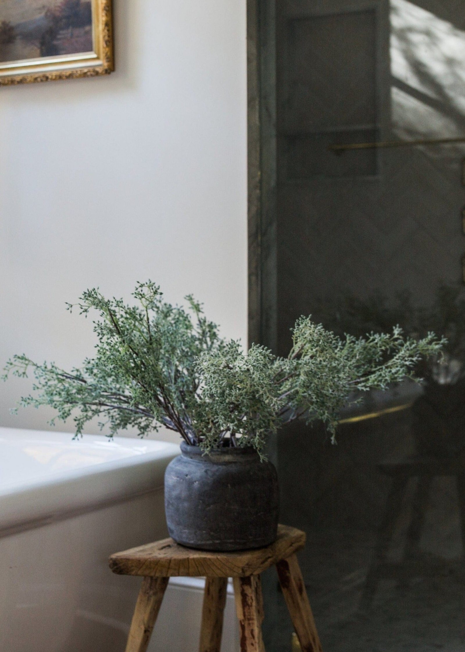 Artificial Seeded Eucalyptus Stem - 27" - Image 2