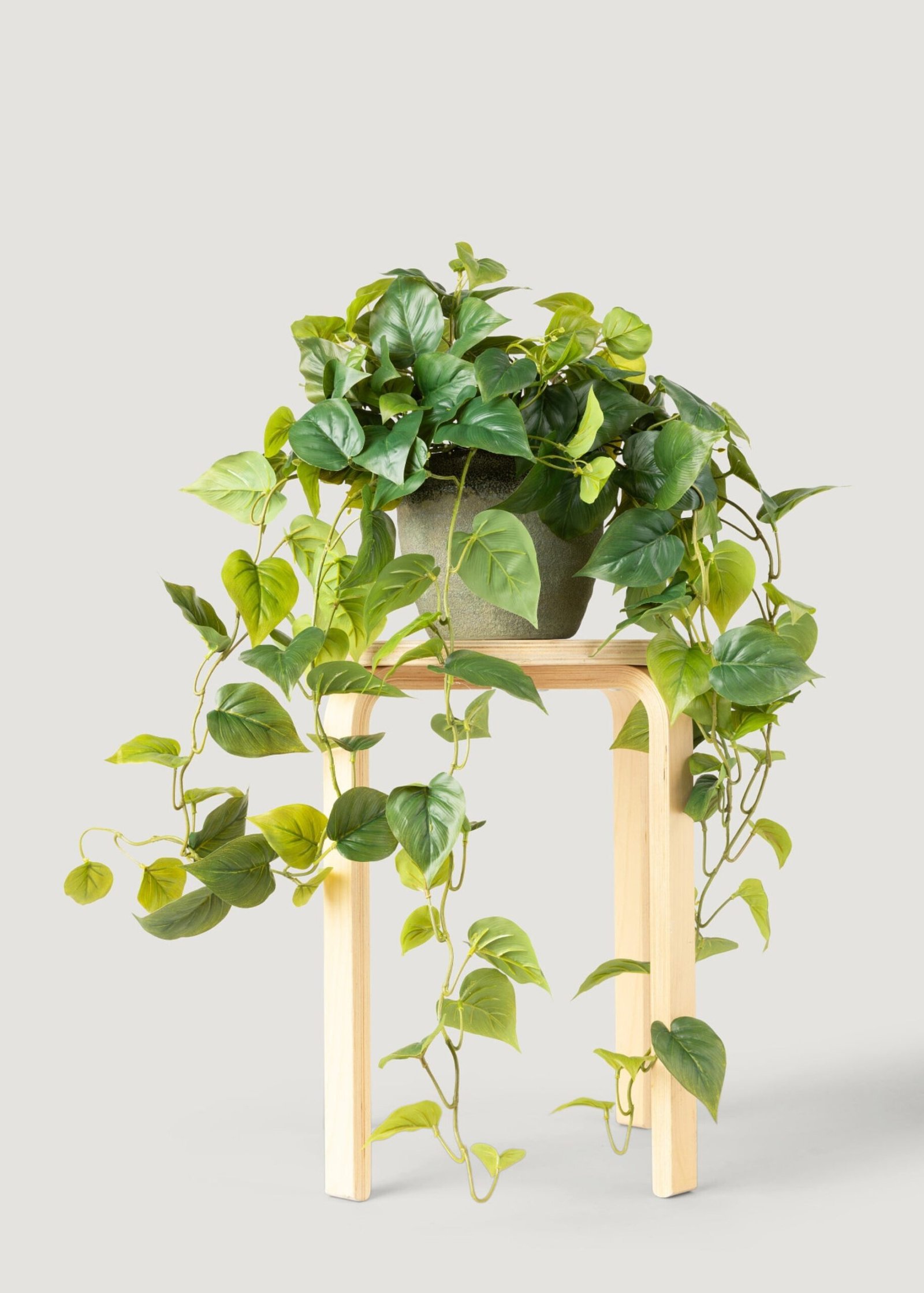 Real Touch Fake Philodendron Hanging Plant - 36" - Image 3