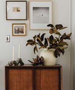 Alternative view of SAVE - Warm Brown Fake Magnolia Leaf Branch - 38.5"
