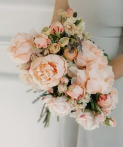 Alternative view of Real Touch Fake Flowers Blush Peony - 27"
