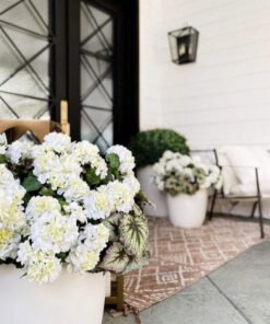Alternative view of Outdoor Artificial Flowers | Water Resistant Outdoor Geranium Bush - 18"